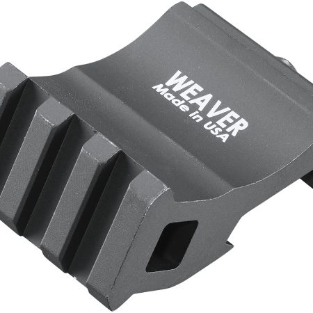Weaver Mounts 99671 Offset Rail Adapter Black Anodized 0 MOA