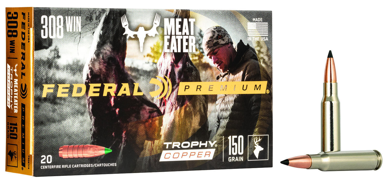 Federal P308TC3 Premium 308Win 150gr Trophy Copper 20 Per Box/10 Case