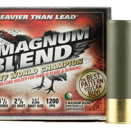 HEVI-Shot HS13567 Magnum Blend  10Gauge 3.50" 2 3/8oz Tungsten 5/6/7Shot 5 Per Box/10 Case
