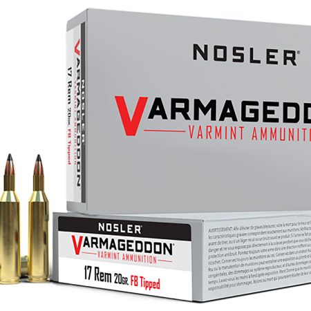 Nosler 65105 Varmageddon  17Rem 20gr Flat Base Tipped 20 Per Box/20 Case