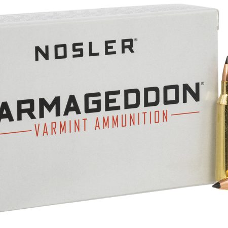Nosler 65155 Varmageddon 22-250Rem 55gr Flat Base Tipped 20 Per Box/10 Case