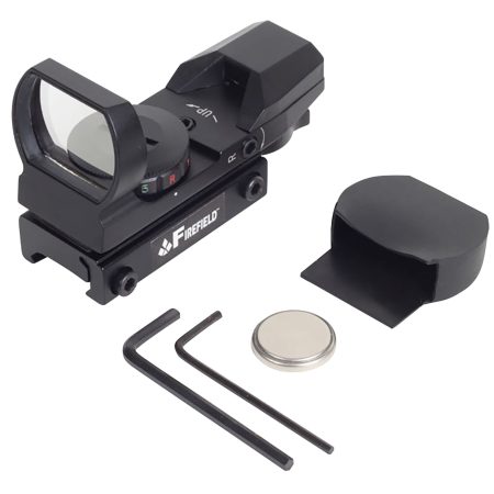 Firefield FF13004 Reflex Sight Matte Black 1x33mm Red/Green Multi Reticle, Weaver Mount