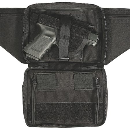 Blackhawk 60WF05BK Fanny Pack  OWB Black Cordura Belt Loop Fits Most Small To Large Autos & Revolvers Ambidextrous