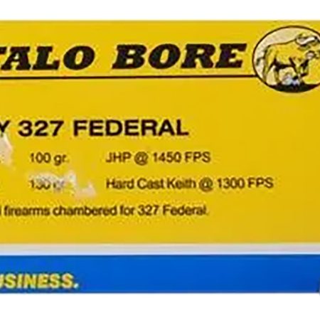 Buffalo Bore Ammunition 37B20 Heavy Strictly Business 327Federal Mag 130gr Hard Cast 20 Per Box/12 Case