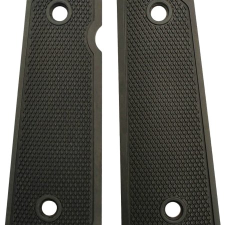 Archangel AA107 Grip Panels Made of Aluminum With Black Anodized Diamond Checkering Finish for 1911 Government
