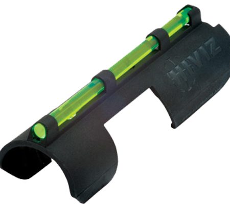HiViz MPBTAC MPB-TAC Plain Barrel Snap-On Front Sight  Black | Green/Red Fiber Optic