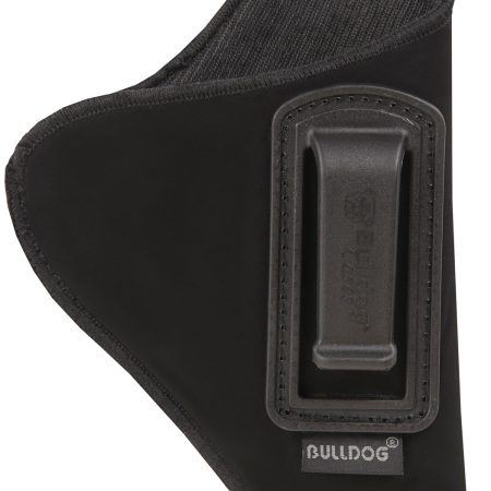 Bulldog DIP20 Deluxe  IWB Black Suede Like Belt Clip Fits Glock 42/43/Ruger LC9/2-3" Barrel Right Hand