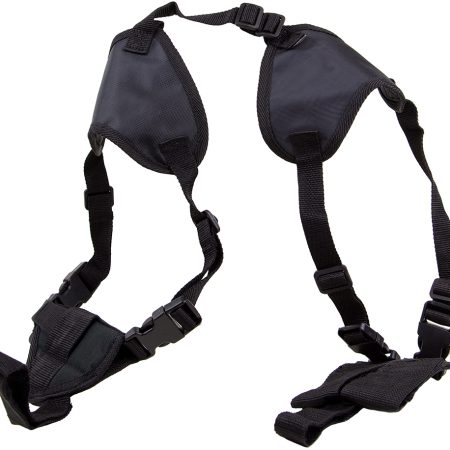 Bulldog WSHD20 Deluxe Shoulder Harness Black Nylon Harness Fits Ruger LCP/Glock 42/2-3" Barrel Ambidextrous