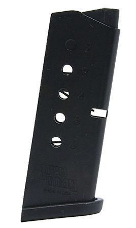 ProMag SMI20 Standard 6rd 380 ACP Fits S&W Bodyguard Blued Steel