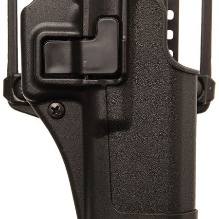 Blackhawk 410530BKR Serpa CQC  OWB Size 30 Matte Black Polymer Belt Loop/Paddle Compatible w/Glock 29/30/39 Right Hand