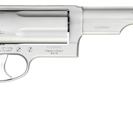 Taurus 2441069MAG Judge Magnum Compact Frame 45 Colt (Long Colt)/410 Gauge 5rd 6.50" Matte Stainless Steel Barrel, Cylinder & Frame, Black Ribber Grip, Transfer Bar Safety, Exposed Hammer