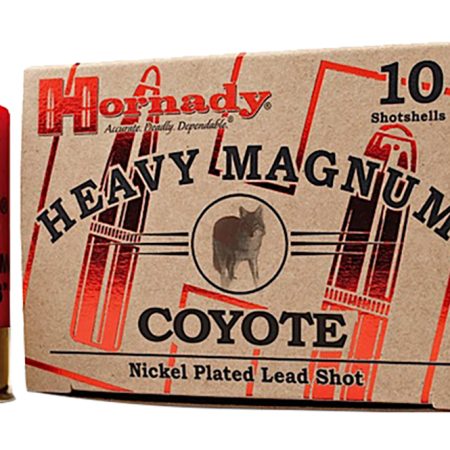 Hornady 86224 Heavy Magnum Coyote 12 Gauge 3" 1 oz 00 Buck Shot 10 Per Box/ 10 Case