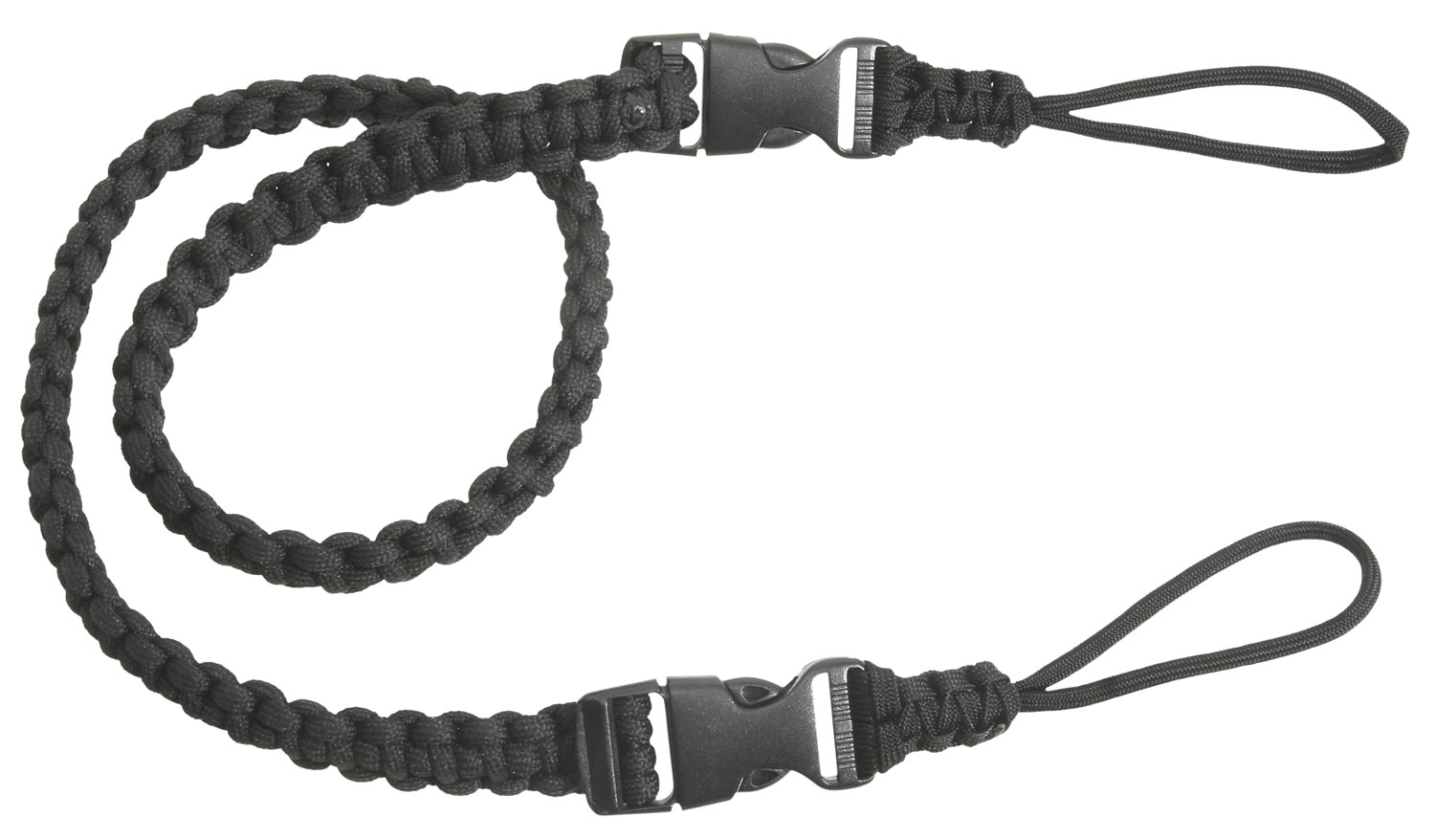 Outdoor Connection PCBS80575 Bino-Strap Black Paracord 32.50" OAL