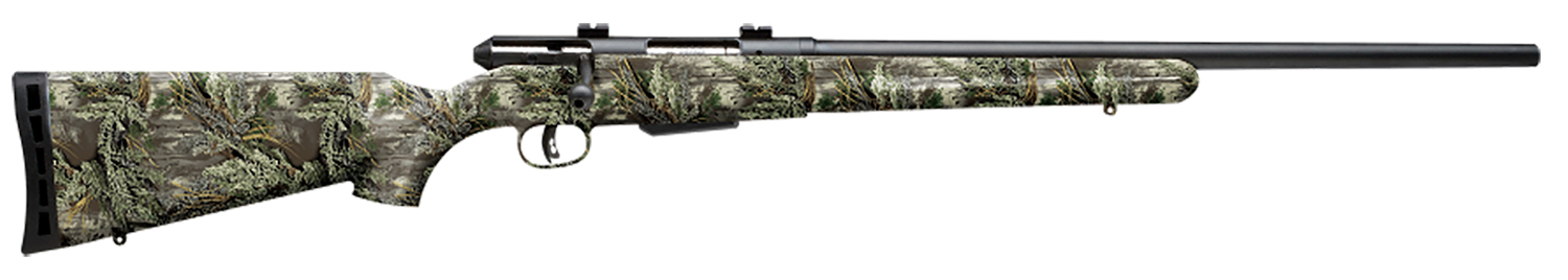 Savage Arms 19980 25 Walking Varminter Full Size 223 Rem 4+1 22" Matte Black Heavy Barrel, Matte Black Carbon Steel Receiver Drilled & Tapped, Realtree Max-1 Fixed Varmint Synthetic Stock, Right Hand