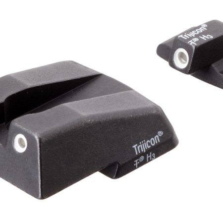 Trijicon 600282 Bright & Tough Night Sights Green/Tritium White Outline Front Sight-Green/Tritium White Outline Rear Sight H&K .45C/P30/VP9