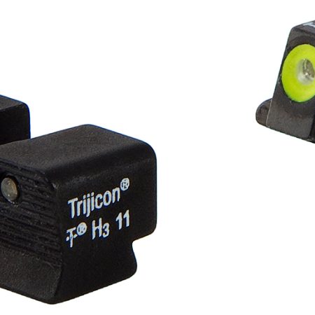 Trijicon 600578 HD Night Sights  Green/Tritium Yellow Outline Front Sight-Green Tritium Black Outline Rear Sight Sig Sauer P220/P229/P240 #6 Front/#8 Rear