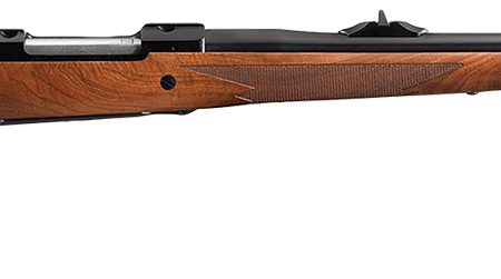 Ruger 37186 Hawkeye African Full Size 375 Ruger 3+1 23" Satin Blued Threaded Barrel, Satin Blued Steel Receiver w/Integral Scope Mount, American Walnut Stock, Right Hand