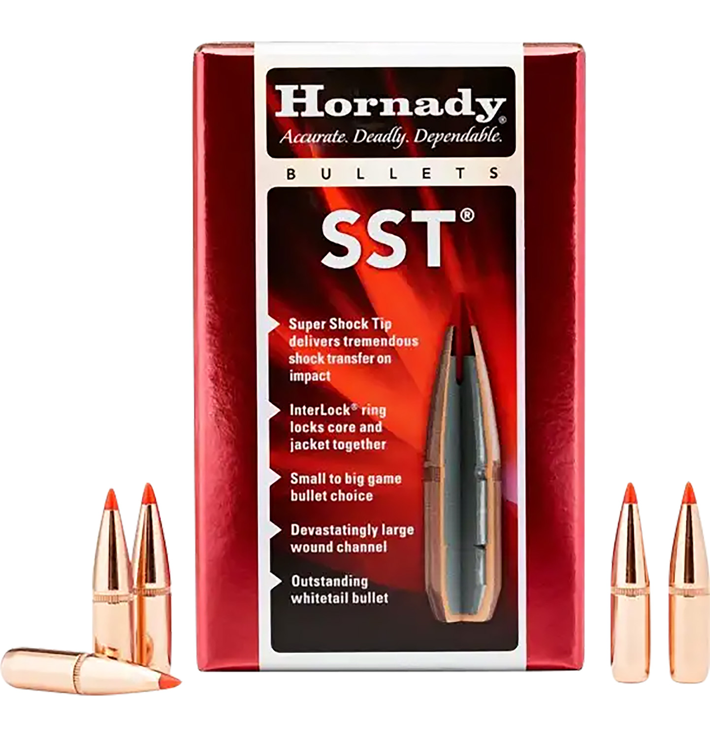 Hornady 26173 SST 6.5mm .264 123 gr Super Shock Tip 100 Per Box/ 25 Case
