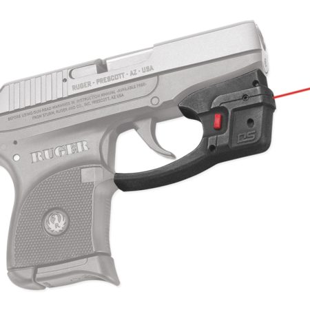Crimson Trace 0151101 Accu-Guard Laser Sight Defender Series Black Polymer, Red Laser 5mW Output, 633nM Wavelength, Fits Ruger LCP Pistol, Trigger Guard Mount