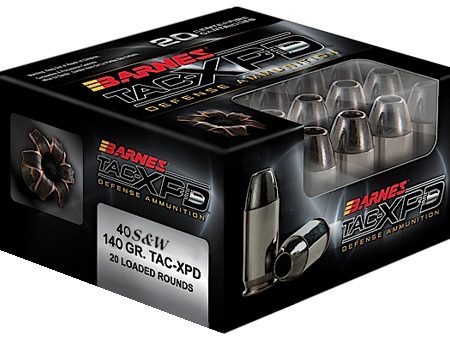 Barnes Bullets 21554 TAC-XPD Defense Handgun 40S&W 140gr 20 Per Box/10 Case