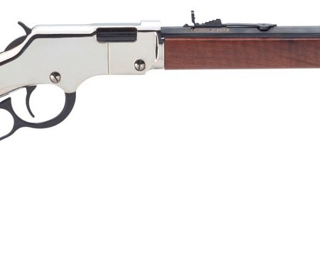 Henry H004S Golden Boy Silver 22 Short, 22 Long or 22 LR Caliber with 16 LR/21 Short Capacity, 20" Blued Barrel, Nickel-Plated Metal Finish & American Walnut Stock Right Hand (Full Size)