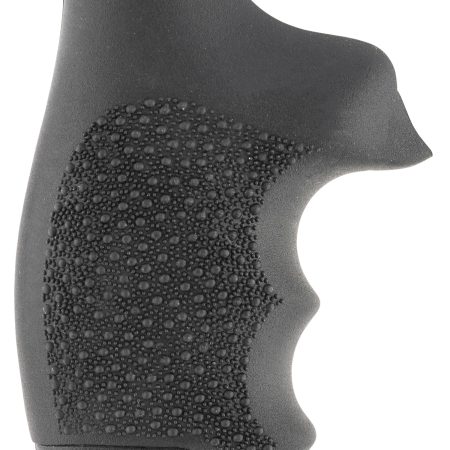 Hogue 60100 Monogrip  Cobblestone Black Nylon with Finger Grooves for S&W J Frame with Round Butt