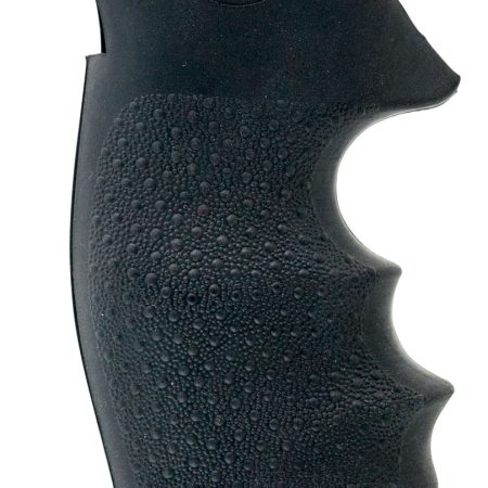 Hogue 10000 Monogrip  Black Rubber with Finger Grooves for S&W K, L Frame with Square Butt