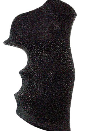 Hogue 80000 Monogrip Finger Grooves Black Rubber Fits Ruger GP100/Super Redhawk