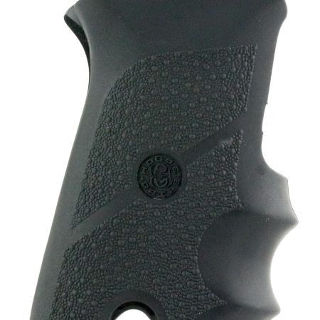 Hogue 85000 Rubber Grip Black Rubber with Finger Grooves for Ruger P85, P91