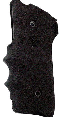 Hogue 82000 Rubber Grip Black with Finger Grooves for Ruger Mark II, III