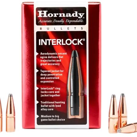Hornady 2825 InterLock  7mm .284 139 gr Boat Tail Spire Point 100 Per Box/ 25 Case
