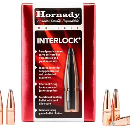 Hornady 2845 InterLock  7mm .284 162 gr Boat Tail Spire Point 100 Per Box/ 15 Case