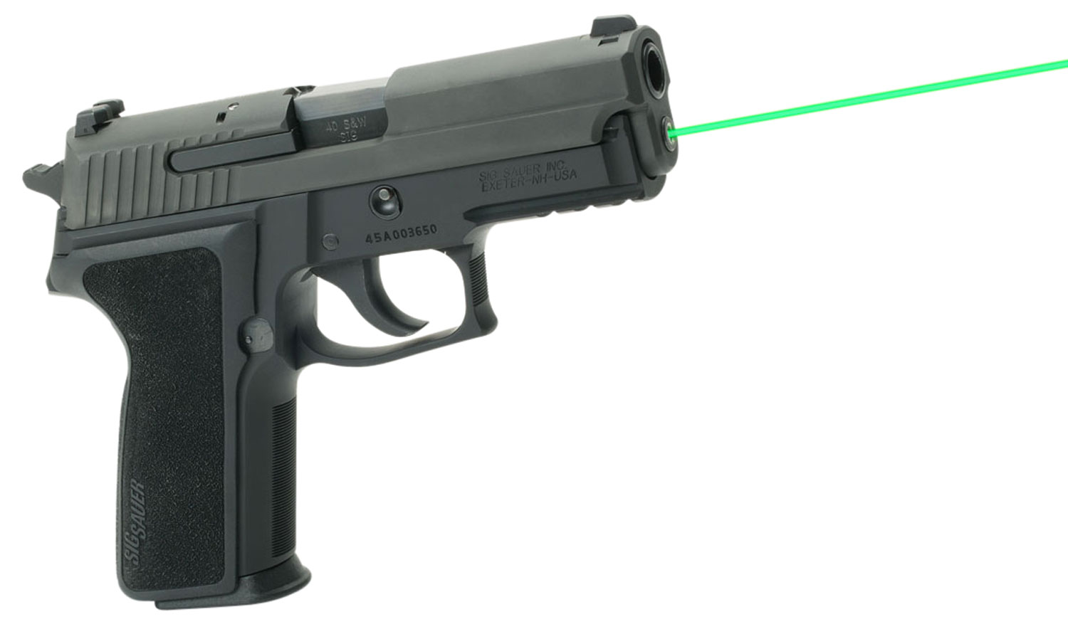LaserMax LMS2291G Green Sig Sauer Guide Rod Laser Black Sig Sauer 228/229