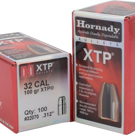 Hornady 32070 XTP  32 Cal .312 100 gr Hollow Point 100 Per Box/ 25 Case