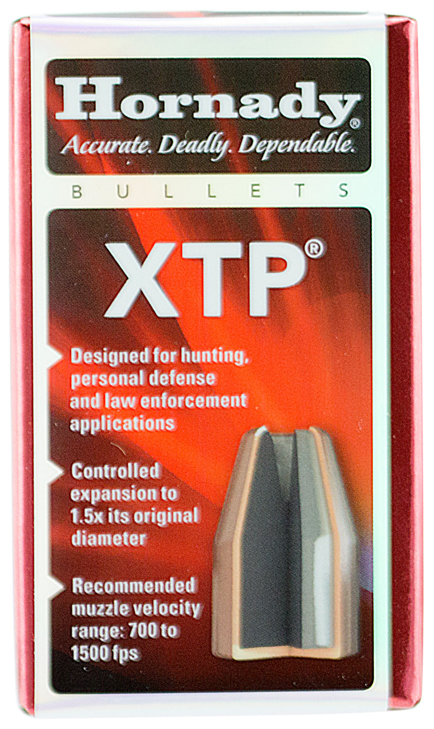 Hornady 35500 XTP 9mm .355 90 gr Hollow Point 100 Per Box/ 25 Case