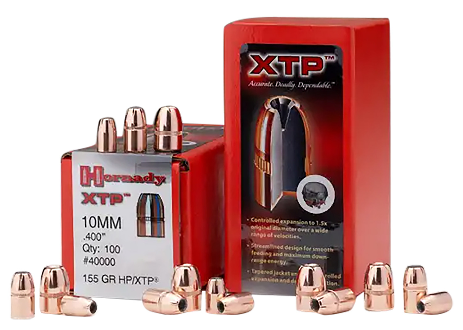 Hornady 35580 XTP 9mm .355 147 gr Hollow Point XTP 100 Per Box/ 25 Case