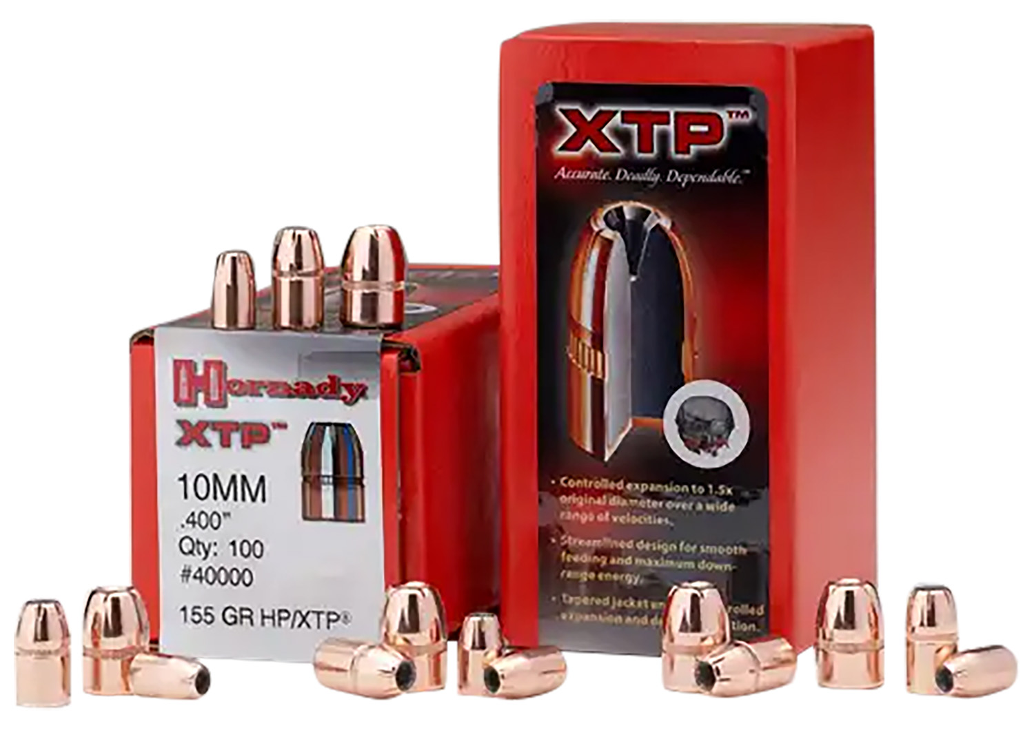 Hornady 35730 XTP 38 Cal .357 125 gr 100 Per Box/ 25 Case
