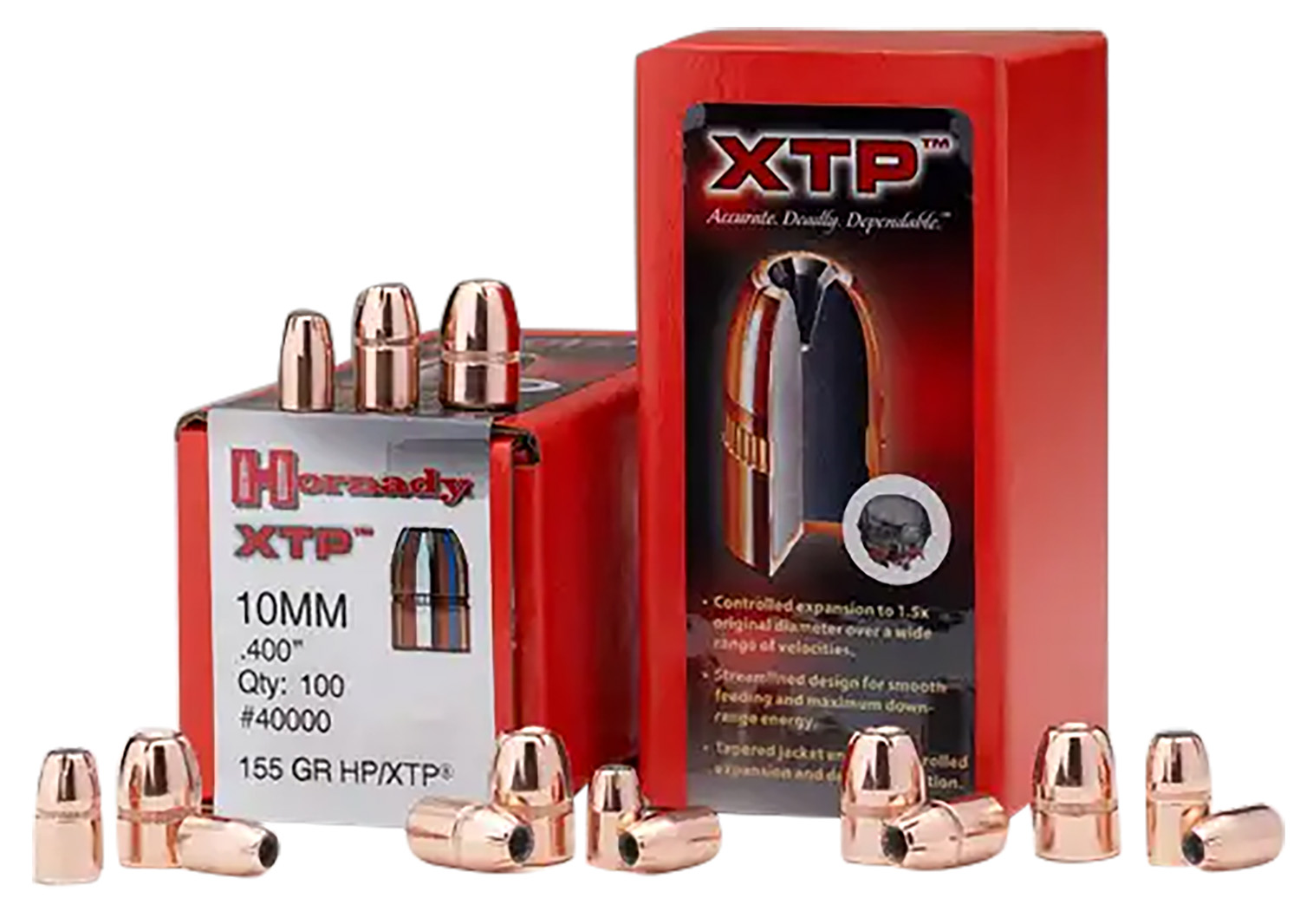 Hornady 35780 XTP 357 Mag 158 gr 100 Per Box/ 25 Case