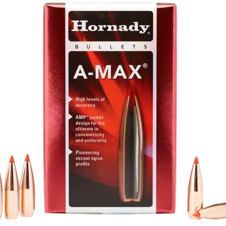 Hornady 30502 A-MAX 30 Cal .308 168 gr A Max 100 Per Box/ 15 Case