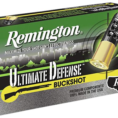 Remington Ammunition 20711 Ultimate Defense Buckshot 12Gauge 2.75" 00Buck Shot 5 Per Box/20 Case