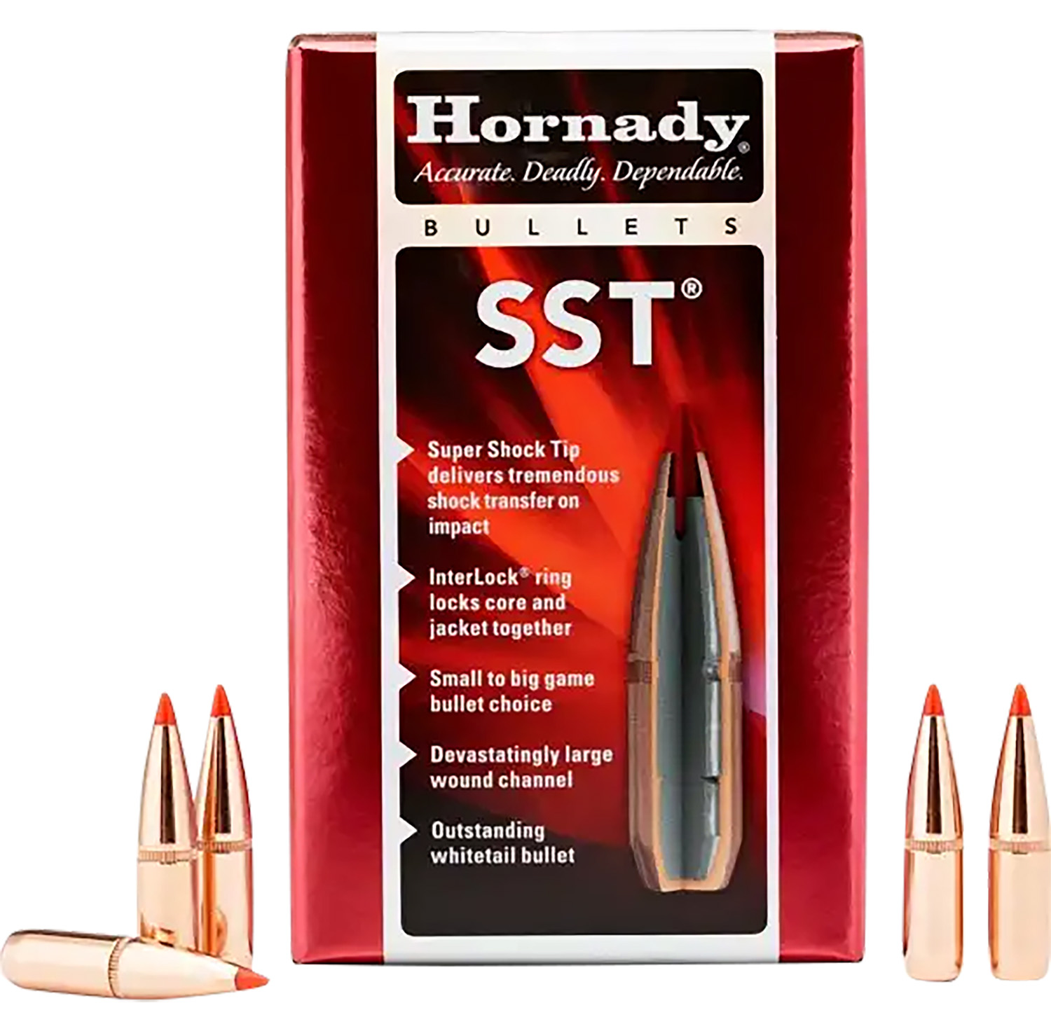 Hornady 25522 SST 25 Cal .257 117 gr Super Shock Tip 100 Per Box/ 25 Case