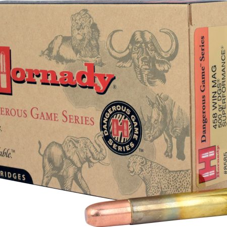 Hornady 8585 Dangerous Game 458WinMag 500gr Dangerous Game Solid 20 Per Box/6 Case