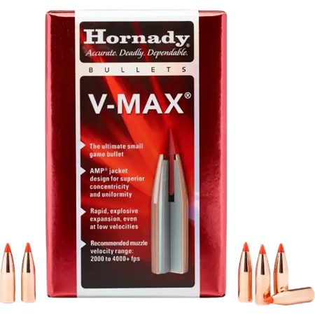 Hornady 22004 V-Max  20 Cal .204 32 gr V Max 100 Per Box/ 40 Case