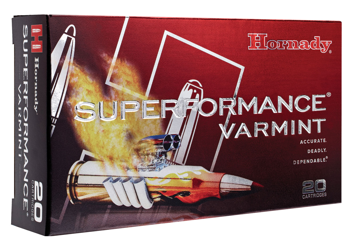 Hornady 83206 Superformance Varmint 204Ruger 40gr Hornady V Max 20 Per Box/10 Case