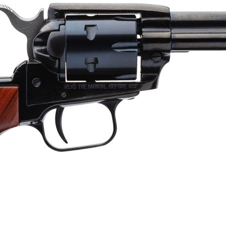 Heritage Mfg RR22MB3BH Rough Rider  22 LR/22 WMR 6 Shot, 3.50" Black Steel Barrel, Cylinder & Zinc Alloy Frame, Cocobolo Bird Head Grip, Hammer/Thumb Safety, Exposed Hammer