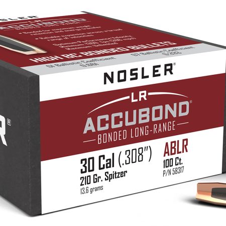 Nosler 58317 AccuBond Long Range 30Cal 210gr Spitzer Point 100/Box