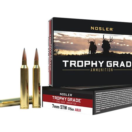 Nosler 60104 Trophy Grade Long-Range 7mmSTW 175gr Nosler Spitzer AccuBond Long Range 20 Per Box/10 Case