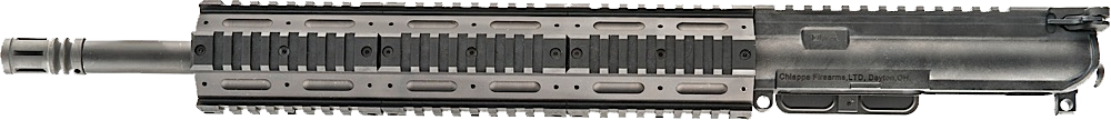 Chiappa Firearms 500095 M4-22 Gen II Pro Upper 22 LR 16" Steel Barrel, Matte Black Polymer Receiver, 11.80" Quad Picatinny Rail For Use With Mil-Spec Lower Receivers Includes 2 28rd Mags