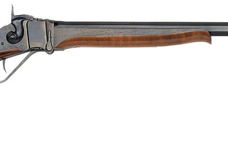 Chiappa Firearms 920188 Little Sharps  Full Size 22 LR 1 Shot 24" Blued Octagon Barrel, Color Case Hardened Receiver, Oiled Walnut Straight Fixed Stock, Right Hand