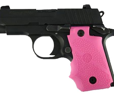 Hogue 38007 Rubber Grip  Pink with Finger Grooves for Sig P238